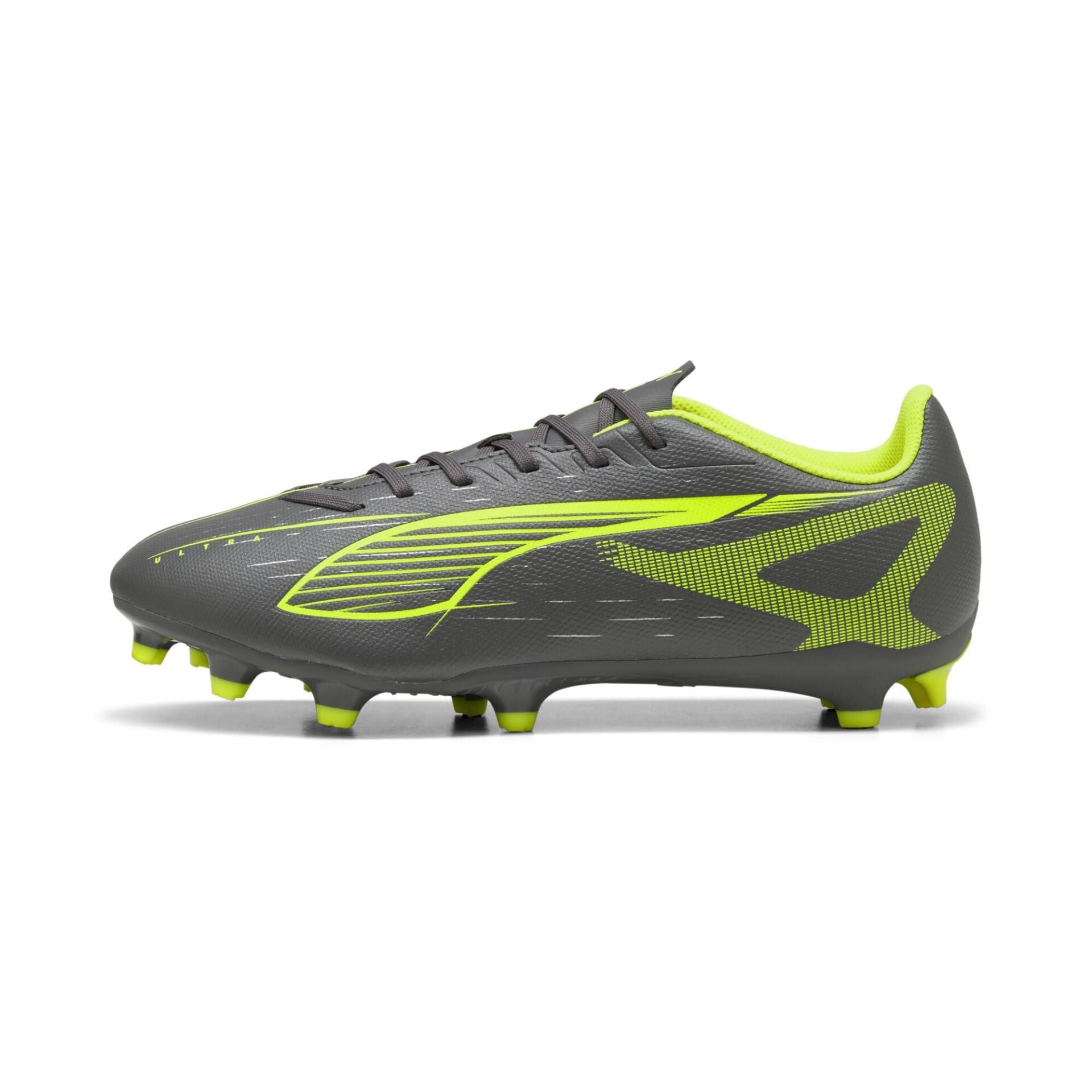 PUMA ULTRA 5 PLAY FG/AG MATTE AGED SİLVER-YELLOW ALERT-PUMA AGED SİLVER ERKEK KRAMPON