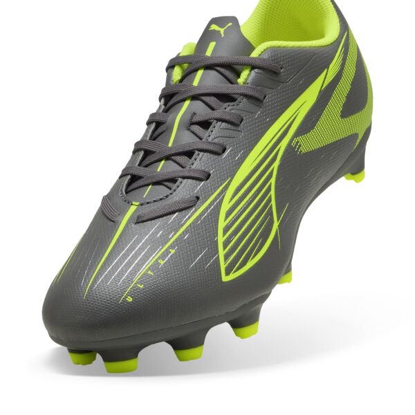 PUMA ULTRA 5 PLAY FG/AG MATTE AGED SİLVER-YELLOW ALERT- AGED SİLVER ERKEK KRAMPON