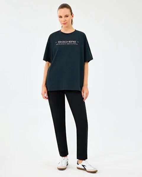 SKECHERS W HEAVY FABRIC T-SHIRT KADIN T-SHIRT