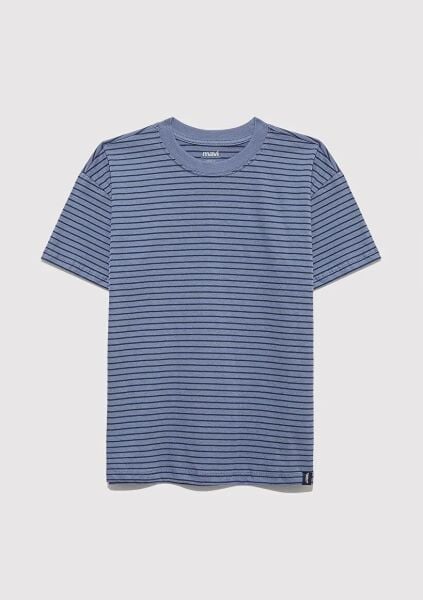 MAVİ ÇİZGİLİ BASIC TİŞÖRT ERKEK ÇOCUK BASIC, SEMI BASIC