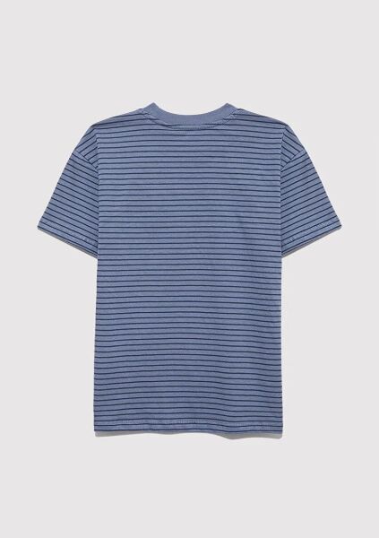 MAVİ ÇİZGİLİ BASIC TİŞÖRT ERKEK ÇOCUK BASIC, SEMI BASIC