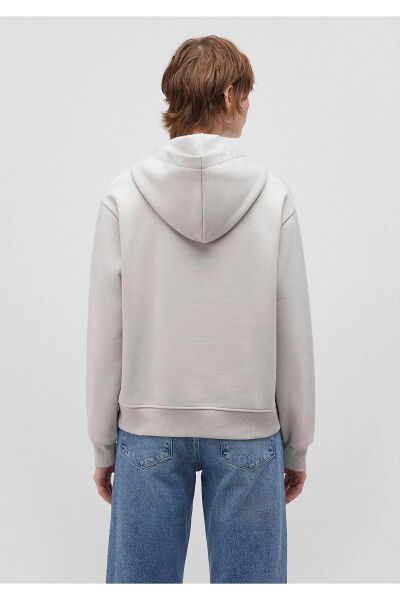 MAVİ KAPİŞONLU SWEATSHIRT KADIN BASIC, SEMI BASIC