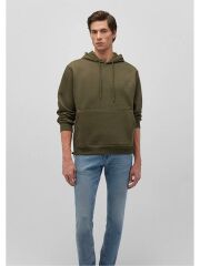 MAVİ KAPÜŞONLU SWEATSHIRT ERKEK SWEATSHIRT