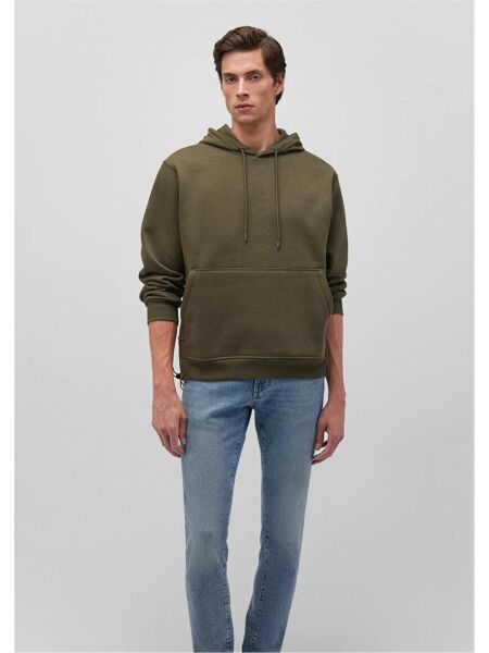 MAVİ KAPÜŞONLU SWEATSHIRT ERKEK SWEATSHIRT