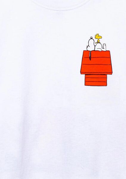 MAVİ PEANUTS BASKILI TİŞÖRT KIZ ÇOCUK PROJE, LİSANS T-SHIRT