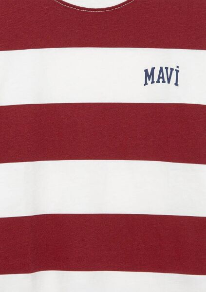 MAVİ LOGO BASKILI COLORBLOCK TİŞÖRT