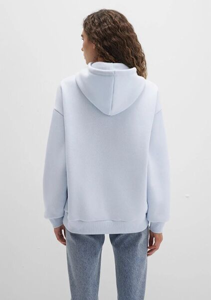 MAVİ LOGO KAPÜŞONLU SWEATSHIRT KADIN LOGO T-SHIRT