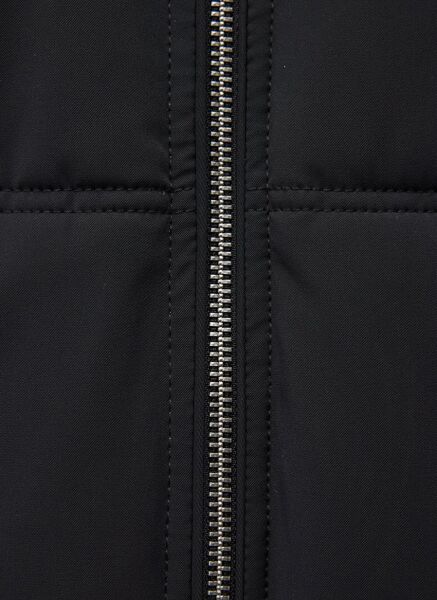 MAVİ KADIN KAPÜŞONLU MONT