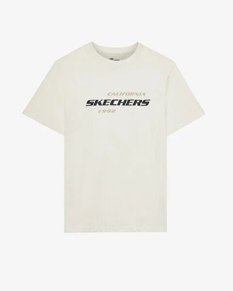 SKECHERS M LIGHTWEIGHT GRAPHIC TEE T-SHIRT UNISEX KISA KOL T-SHIRT