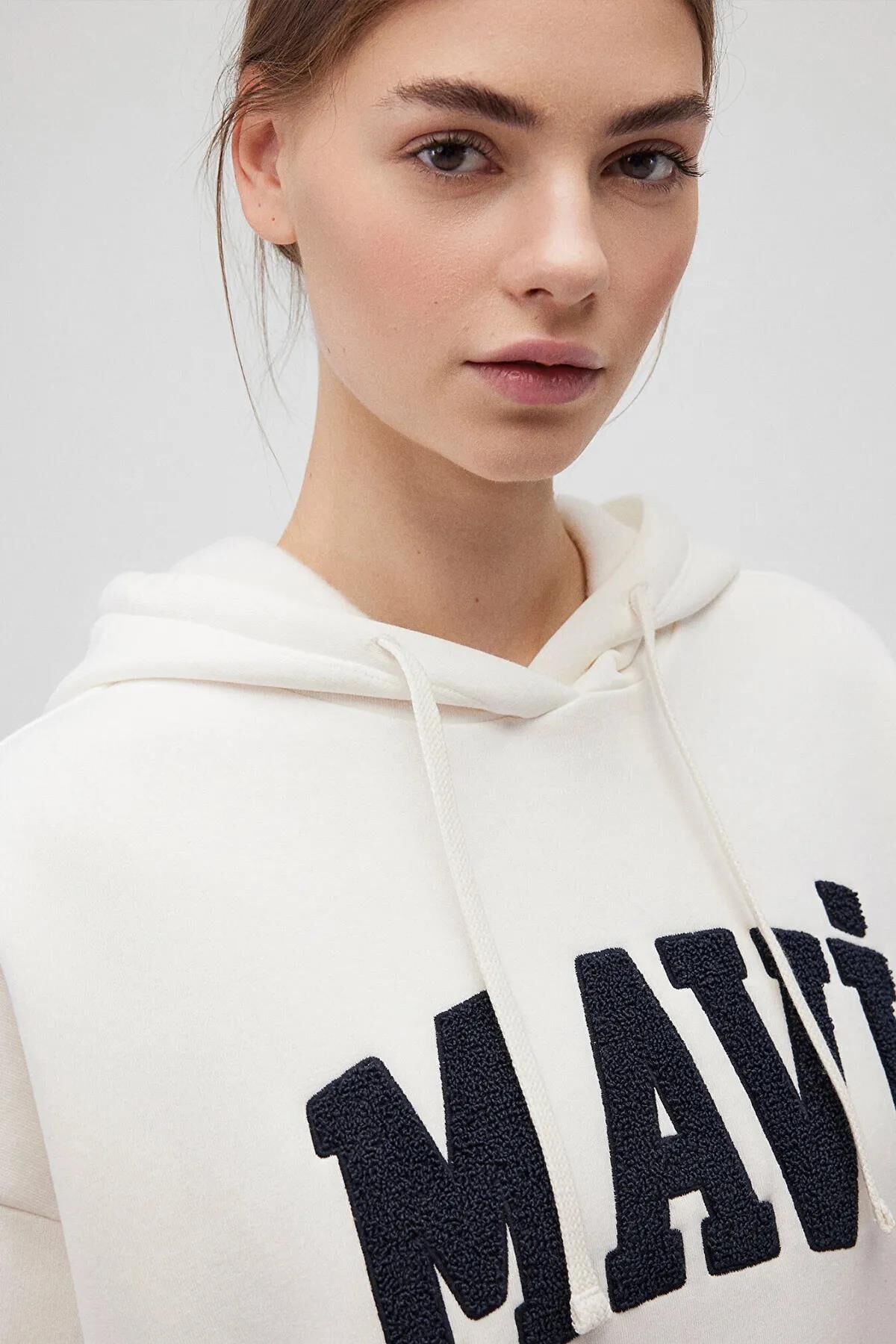 MAVİ MAVİ LOGO SWEATSHIRT KADIN SWEATSHIRT