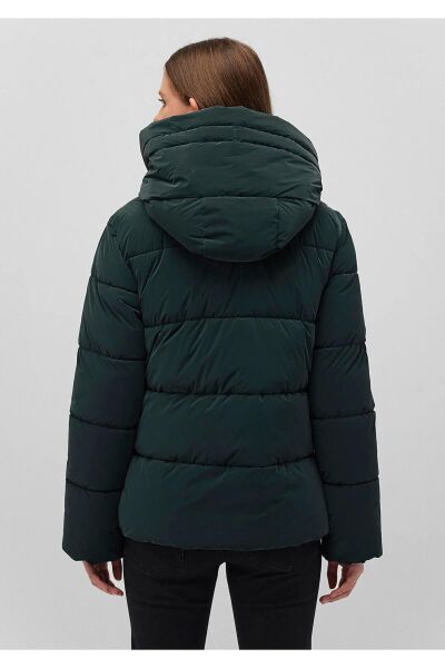 MAVİ KAPÜŞONLU CEKET KADIN CEKET