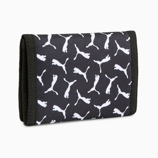 PUMA PHASE AOP WALLET BLACK-PUMA LOGO-AOP UNISEX CÜZDAN