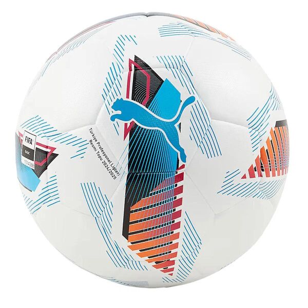 PUMA ORB SÜPER LİG 4 (FIFA BASİC) WHİTE-PUMA RED-PUMA BLACK UNISEX FUTBOL TOPU