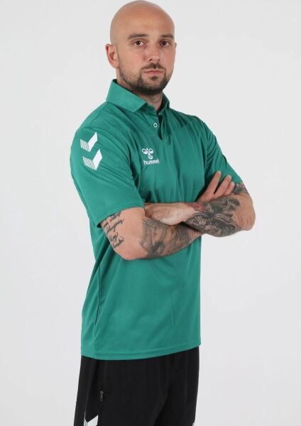 HUMMEL HMLOREGON FUNCTIONAL POLO T-SHIRT S/S ERKEK T-SHIRT
