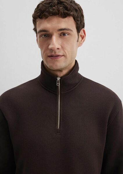 MAVİ HALF ZIP ERKEK SWEATSHIRT