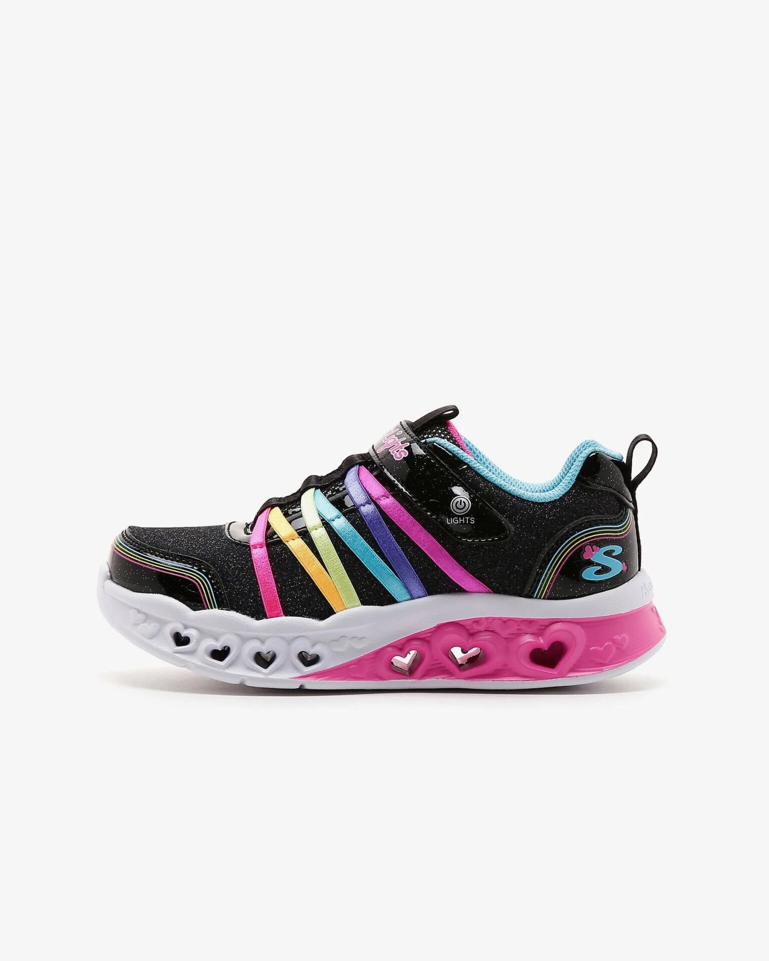 SKECHERS FLUTTER HEART LİGHTS - RAİNBOW BESTİE KIZ ÇOCUK MODA AYAKKABI
