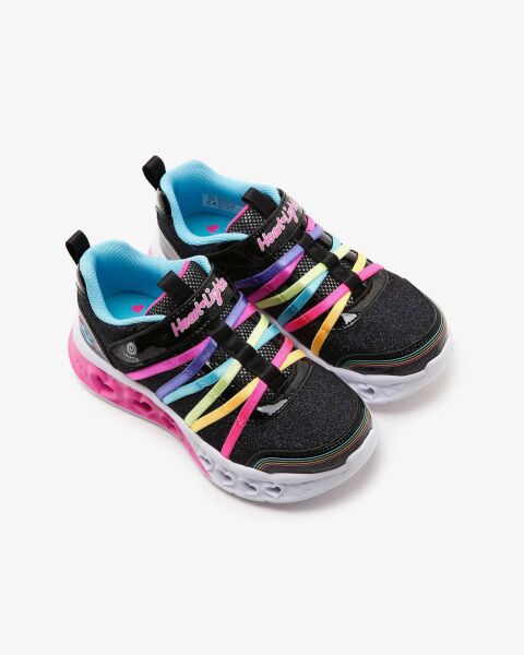 SKECHERS FLUTTER HEART LİGHTS - RAİNBOW BESTİE KIZ ÇOCUK MODA AYAKKABI