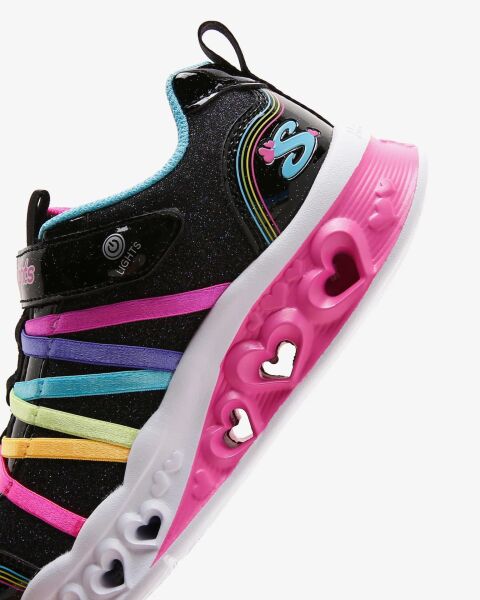 SKECHERS FLUTTER HEART LİGHTS  -  RAİNBOW BESTİE KIZ ÇOCUK MODA AYAKKABI