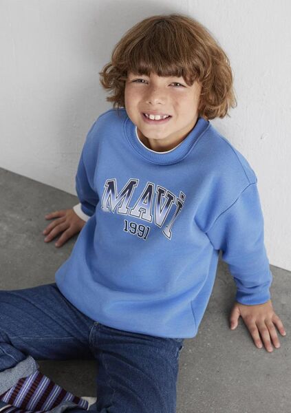 MAVİ MAVI 1991 BASKILI ERKEK ÇOCUK SWEATSHIRT