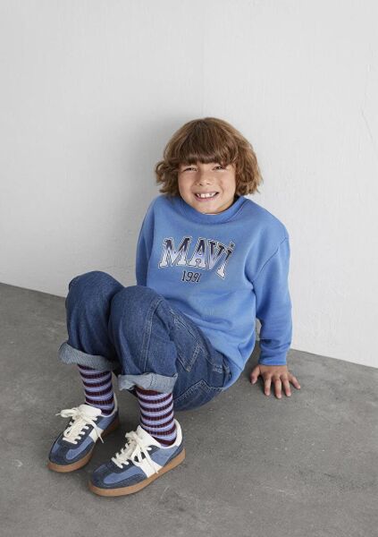 MAVİ MAVI 1991 BASKILI ERKEK ÇOCUK SWEATSHIRT