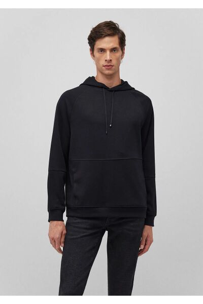 MAVİ ERKEK KAPÜŞONLU SWEATSHIRT