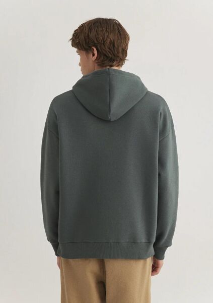 MAVİ BASKILI SWEATSHIRT ERKEK HOODIE