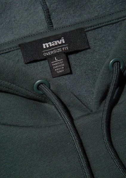 MAVİ BASKILI SWEATSHIRT ERKEK HOODIE