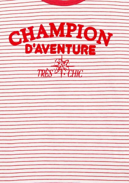 MAVİ CHAMPION D'AVENTURE BASKILI ÇİZGİLİ UK T KIZ ÇOCUK MODELLİ PENYE