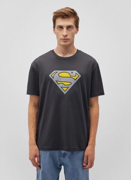 MAVİ SUPERMAN TİŞÖRT ERKEK PROJE, LİSANS T-SHIRT
