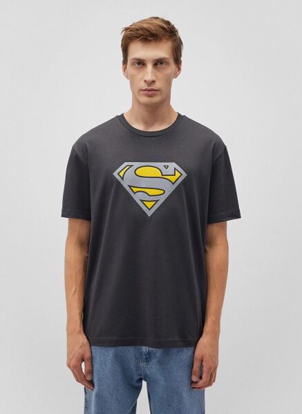 MAVİ SUPERMAN TİŞÖRT ERKEK PROJE, LİSANS T-SHIRT