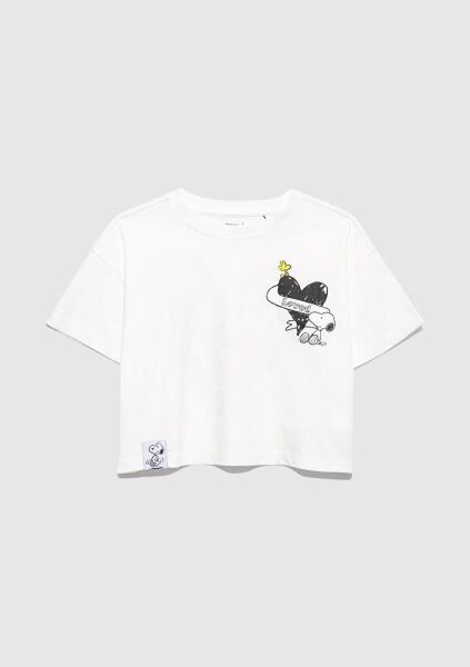 MAVİ PEANUTS BASKILI KIZ ÇOCUK PROJE, LİSANS T-SHIRT