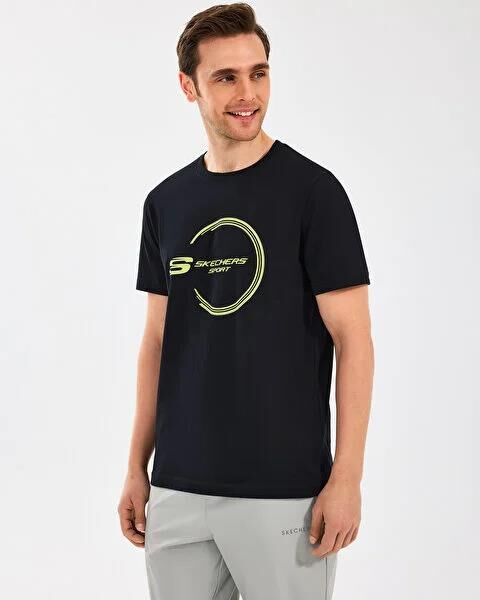 SKECHERS M LIGHTWEIGHT GRAPHIC TEE T-SHIRT ERKEK KISA KOL T-SHIRT