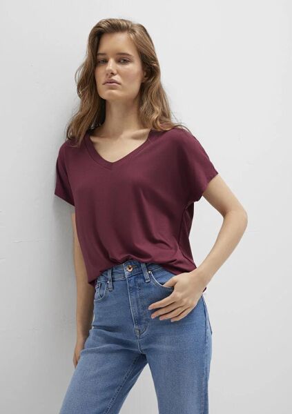 MAVİ BASIC V YAKA PENYE KADIN BASIC, SEMI BASIC