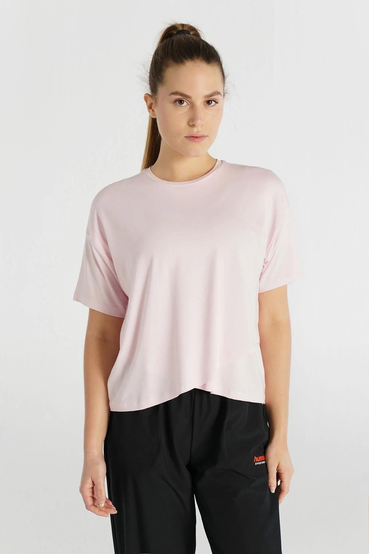 HUMMEL HMLBORNEO T-SHIRT S/S KADIN KISA KOL T-SHIRT