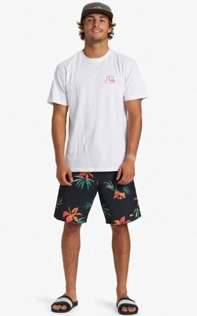 QUIKSILVER THE ORIGINAL BOARDSHORT MOR ERKEK KISA KOL T-SHIRT