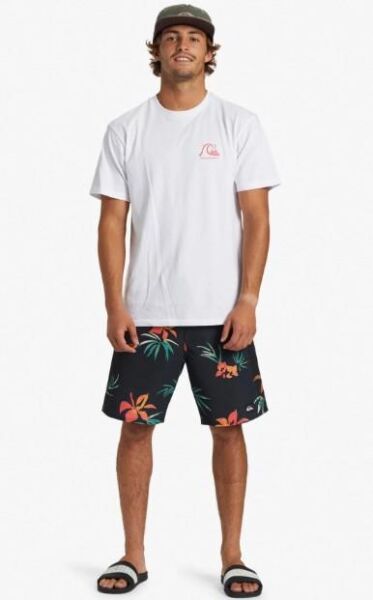 QUIKSILVER THE ORIGINAL BOARDSHORT MOR ERKEK KISA KOL T-SHIRT