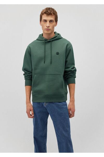MAVİ KAPÜŞONLU SWEATSHIRT ERKEK HOODIE
