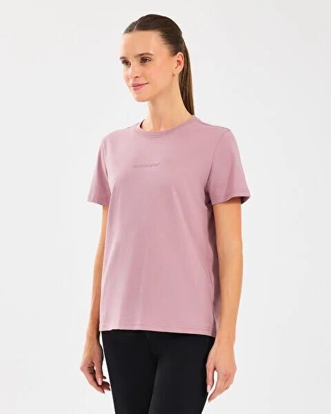 SKECHERS W ESSENTIAL CREWNECK T-SHIRT KADIN KISA KOL T-SHIRT