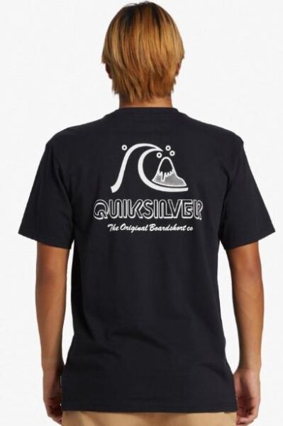 QUIKSILVER THE ORIGINAL BOARDSHORT MOR ERKEK KISA KOL T-SHIRT