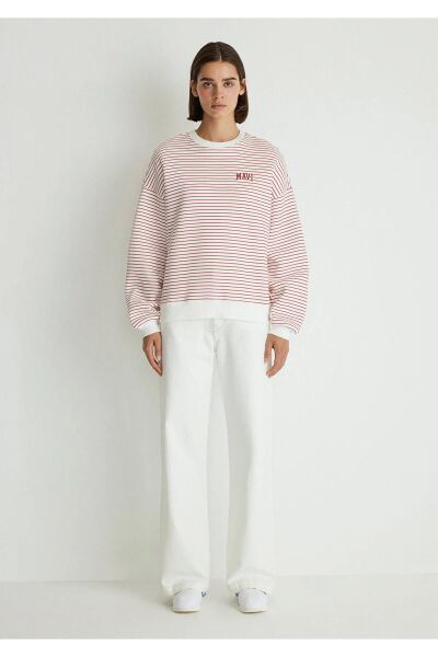 MAVİ MAVİ BASKILI SWEATSHIRT KADIN SWEATSHIRT