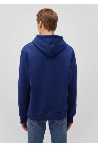 MAVİ MİAV ERKEK KAPÜŞONLU SWEATSHIRT