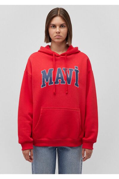 MAVİ SWEATSHIRT KADIN HOODIE