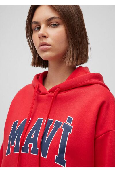 MAVİ SWEATSHIRT KADIN HOODIE