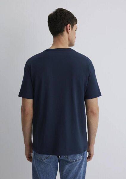 MAVİ İSTANBUL BASKILI ERKEK T-SHIRT