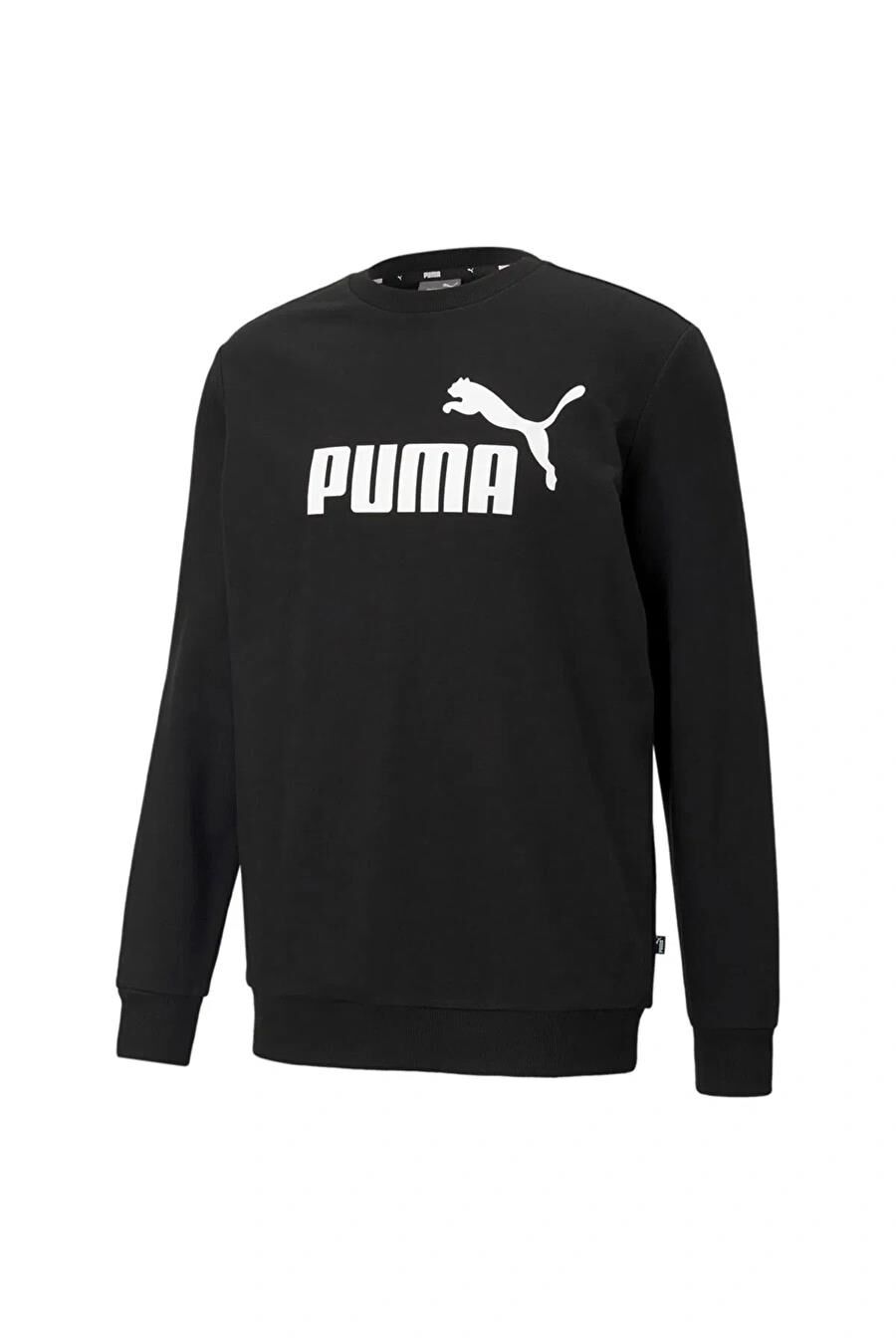 PUMA ESS BIG LOGO CREW PUMA BLACK ERKEK SWEATSHIRT