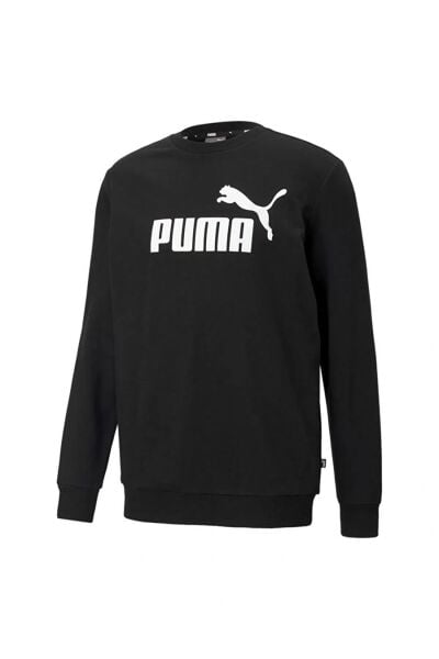PUMA ESS BIG LOGO CREW PUMA BLACK ERKEK SWEATSHIRT