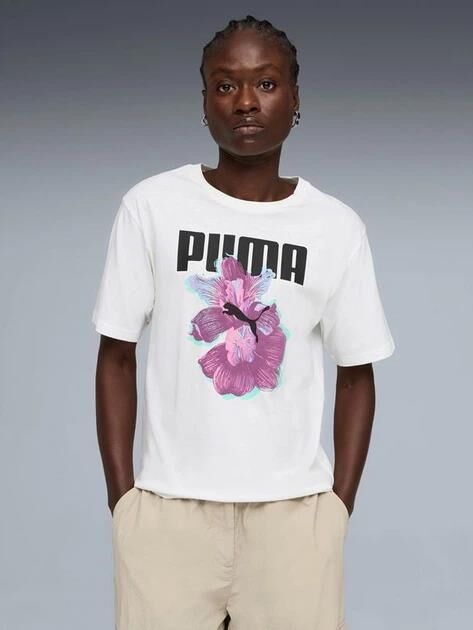 PUMA GRAPHICS RELAXED TEE BETTER KADIN KISA KOL T-SHIRT