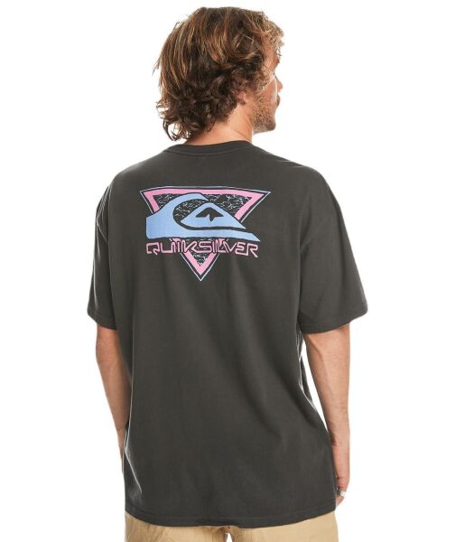 QUIKSILVER TAKE US BACK LOGO SS ERKEK KISA KOL T-SHIRT