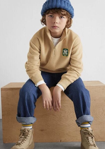 M ARMALI YARI FERMUARLI POLAR SWEATSHIRT