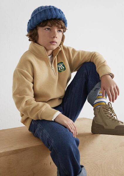 M ARMALI YARI FERMUARLI POLAR SWEATSHIRT